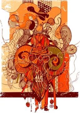 Abstract background Stock Illustration