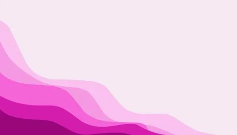 Abstract background illustration of pink waves Stock Illustration