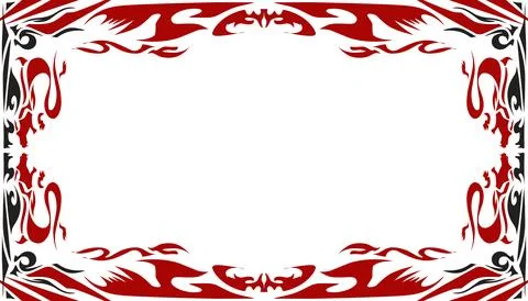 Abstract background illustration with a red theme Ilustração Stock