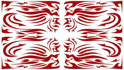 Abstract background illustration with a red theme Stock Illustration