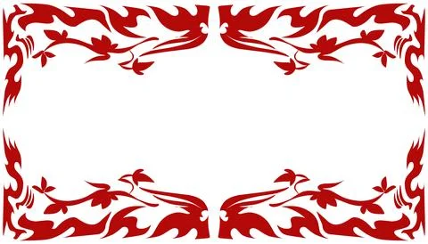 Abstract background illustration with a red theme Stock Illustration