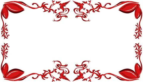 Abstract background illustration with a red theme Stock-Illustration