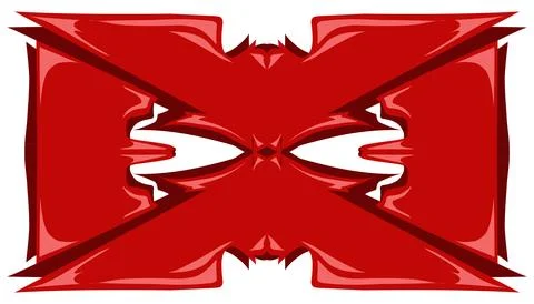 Abstract background illustration with a red theme Stock Illustration