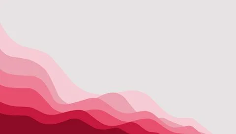 Abstract background illustration of red waves Stock Illustration