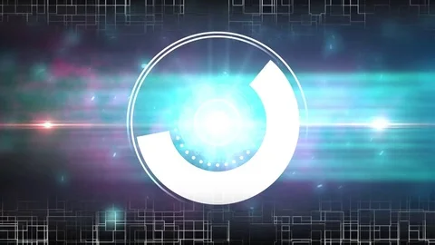 Abstract background. Illustration, space2 Stock Footage 77525065