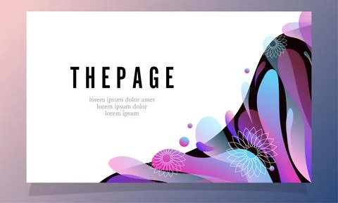 Abstract background illustration vector design Illustrazione stock