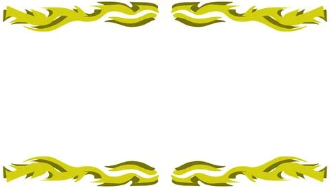 Abstract background illustration with yellow frame. Perfect for magazine ba.. Stock Illustration