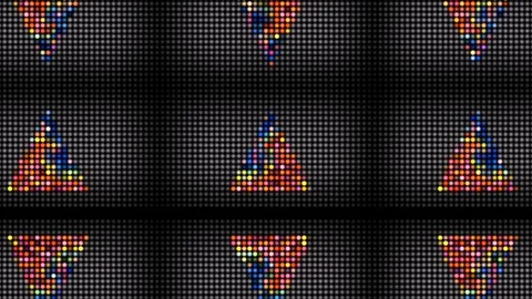 Abstract background illustrations full of beautiful simple designs Stock-Footage 128183425