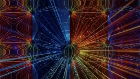 Abstract background illustrations full of beautiful simple designs Stock Footage 128313044