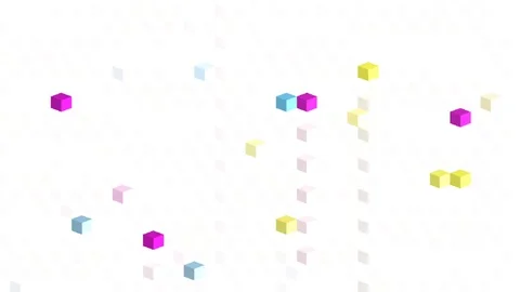 Abstract background illustrations full of beautiful simple designs Stock Footage 128701630