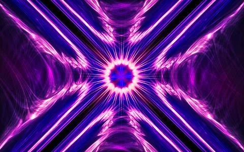 Abstract background image, desktop wallpaper bright star with many short beam Stock Illustration