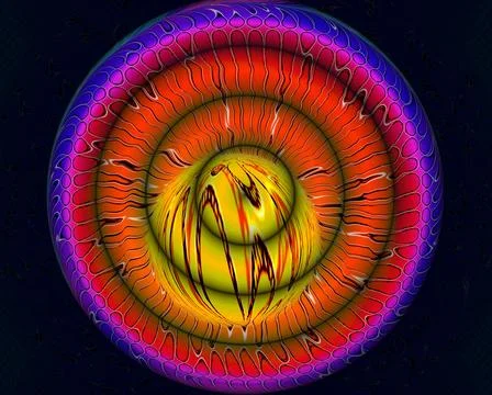 Abstract background image in the form of a ring circle. Stockillustratie