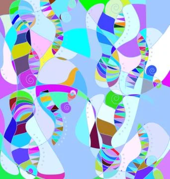 Abstract background image of the light colored clutter Stock Illustration