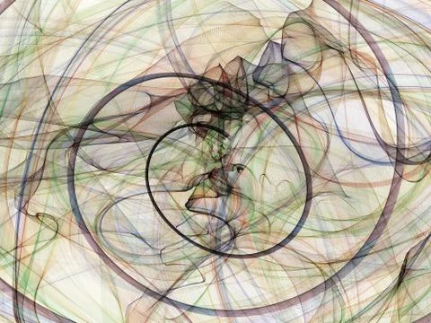 Abstract background image made on white base Stock Illustration
