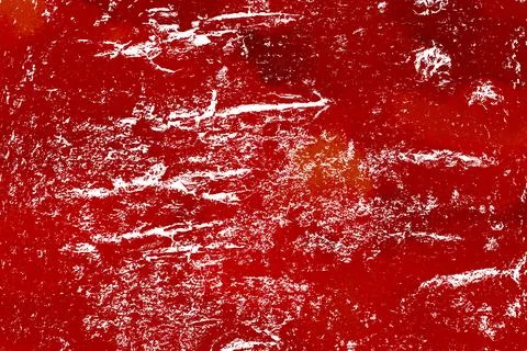 Abstract background image with old and weathered deformation on a red surface 스톡 일러스트