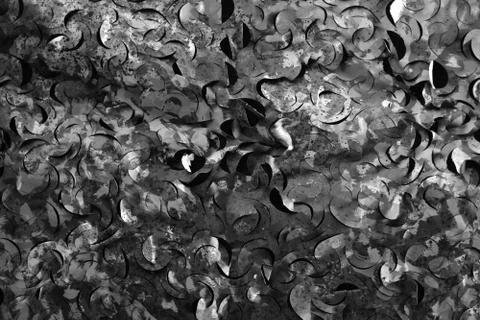 Abstract background image patchy surface with slots Stock Photos