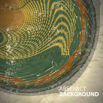 Abstract background image of a planet Stock Illustration