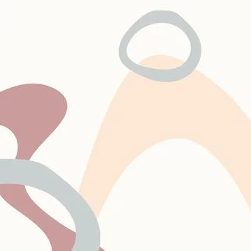 Abstract background image with rounded zigzag shapes in muted tones. Stock Illustration