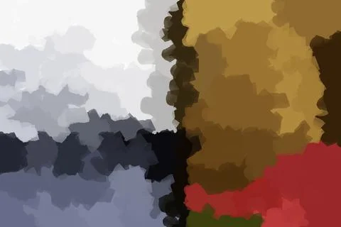 Abstract background image with spatula texture, divided into sections with co Ilustração Stock