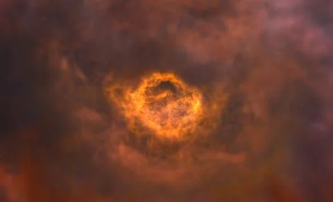 Abstract background imitating a pillar of fire. Stock Photos
