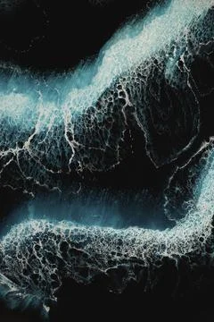 Abstract background imitating sea waves and water texture. Stock Photos