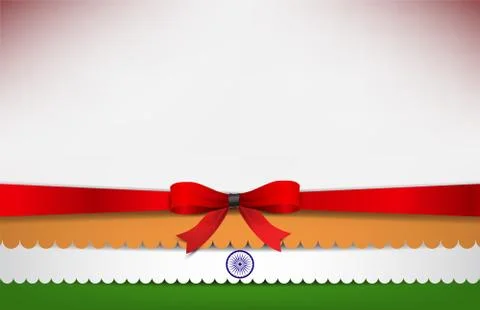 Abstract background with the india flag Illustrazione stock