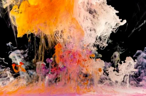 Abstract background ink and oil Stock Illustration