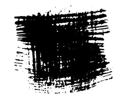 Abstract background. Ink brush stroke with rough edges. Dry brush illustration. Stock Illustration