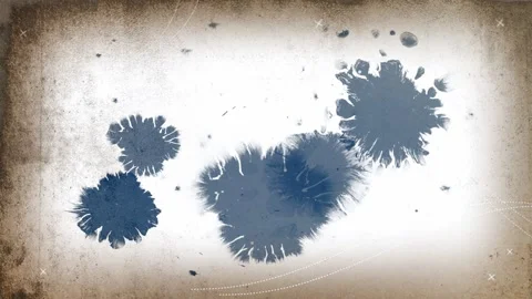Abstract background with ink drops Stock Footage 124485371