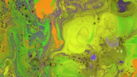 Abstract background ink liquid paints mixing surface. Color motion 库存影片 82972036