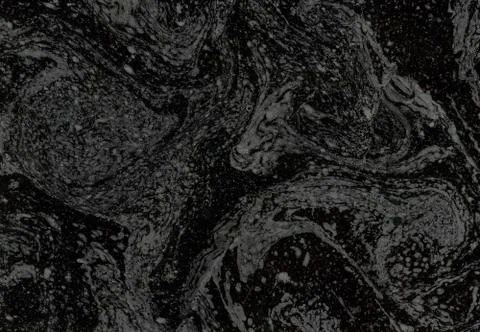 Abstract background. Ink marbling texture. Grey and white. Hand drawn marble Illustrazione stock