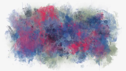 Abstract background with ink splash and watercolor motion effect Видео 158788697