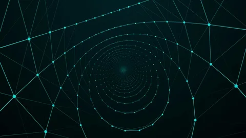 Abstract Background Inside A Network Stock Footage 116651671