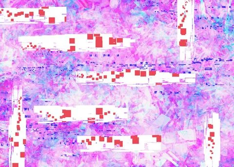 Abstract background interlaced digital glitch and distortion effect. Futuristic Stock Illustration