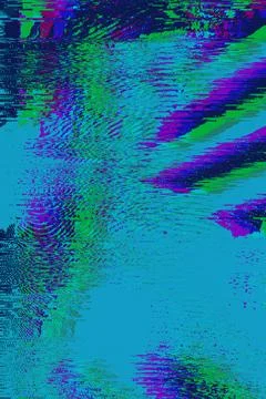 Abstract background with interlaced digital glitch and distortion effect Stock Illustration