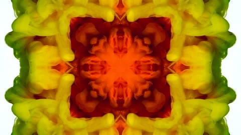 Abstract background of interlacing colored ink Stock Footage 317796491
