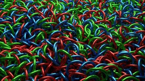 Abstract background of interwoven elements. Stock Photos