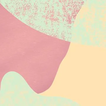 Abstract background for invitation, poster in soft pink, green and yellow col Stock Illustration