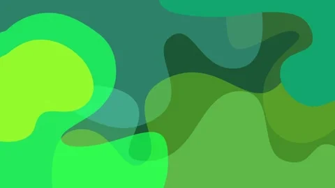 Abstract background of iridescent liquid smooth streamlined shapes Stock Footage 313727801