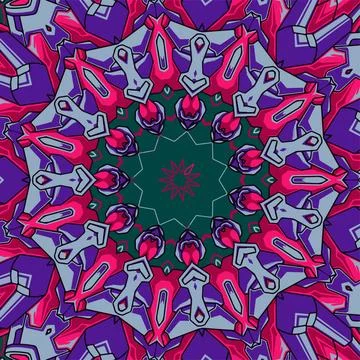 Abstract background irregular geometric vector pattern Stock Illustration