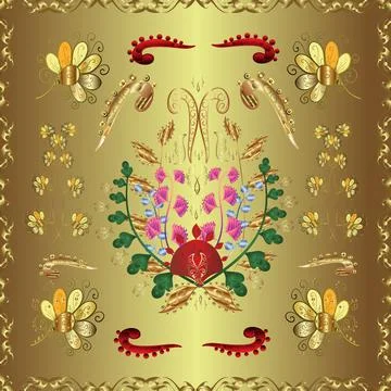 Abstract background with islamic ornament, arabic geometric texture. Vector. Sea 스톡 일러스트