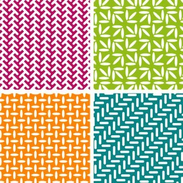 Abstract Background isolated on white. Four different Abstract Lines vector D Stock Illustration