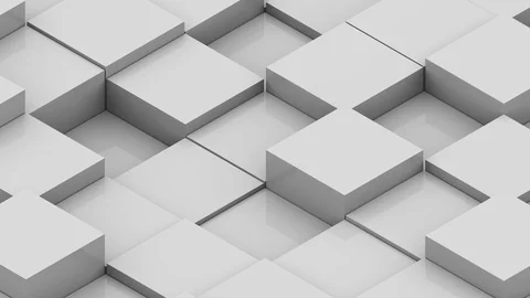Abstract background with isometric cubes 스톡 동영상 84207129