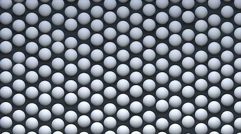 Abstract background with isometric spheres on surface, 3d rendering Abstra... Stock Photos