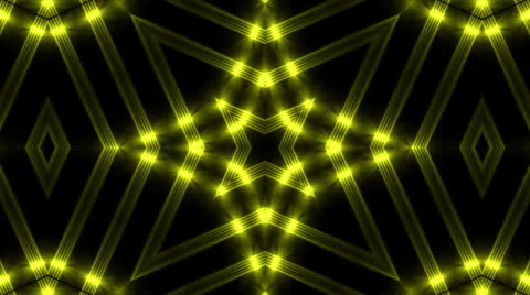 Abstract background, kaleidoscope on black background, multicolored light, loop Stock Footage 26595672