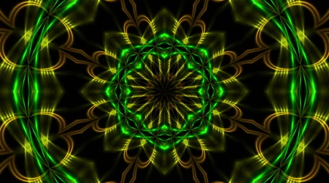 Abstract background, kaleidoscope light, loop Stock Footage 49994760