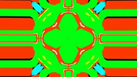 Abstract Background Kaleidoscope Loopable Stock Footage 122057811