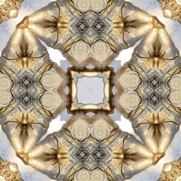 Abstract background, kaleidoscope pattern Stock Illustration