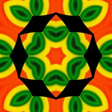 Abstract background, kaleidoscopically forms, for desktop, Stock-Illustration