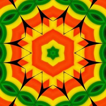 Abstract background, kaleidoscopically forms, for desktop, Stock Illustration